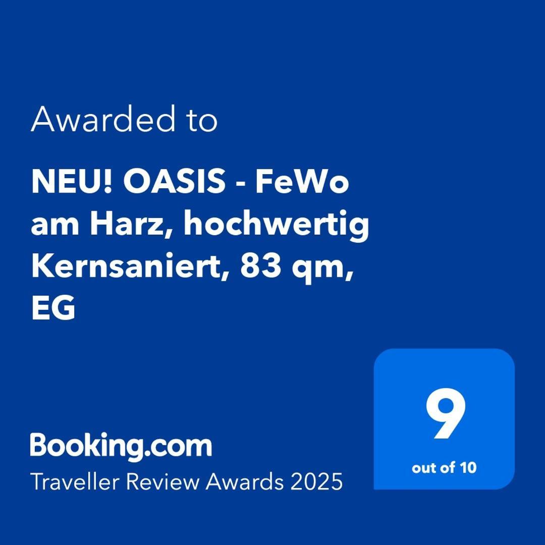 Neu! Oasis - Fewo Am Harz, Hochwertig Kernsaniert, 83 Qm, Eg Nordhausen Exterior photo